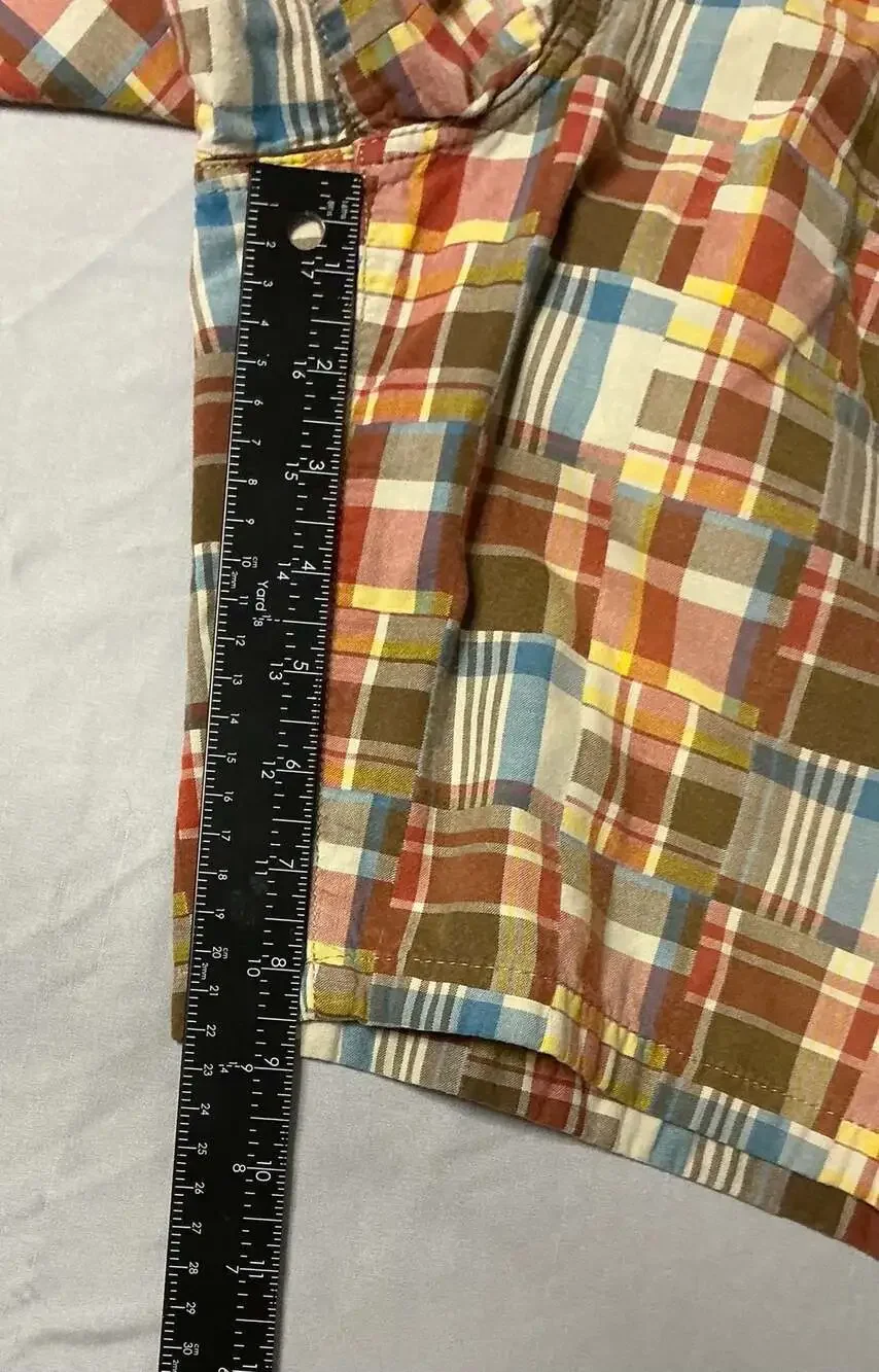 Tommy Bahama Plaid Cargo Shorts Size 42 Multi Cotton